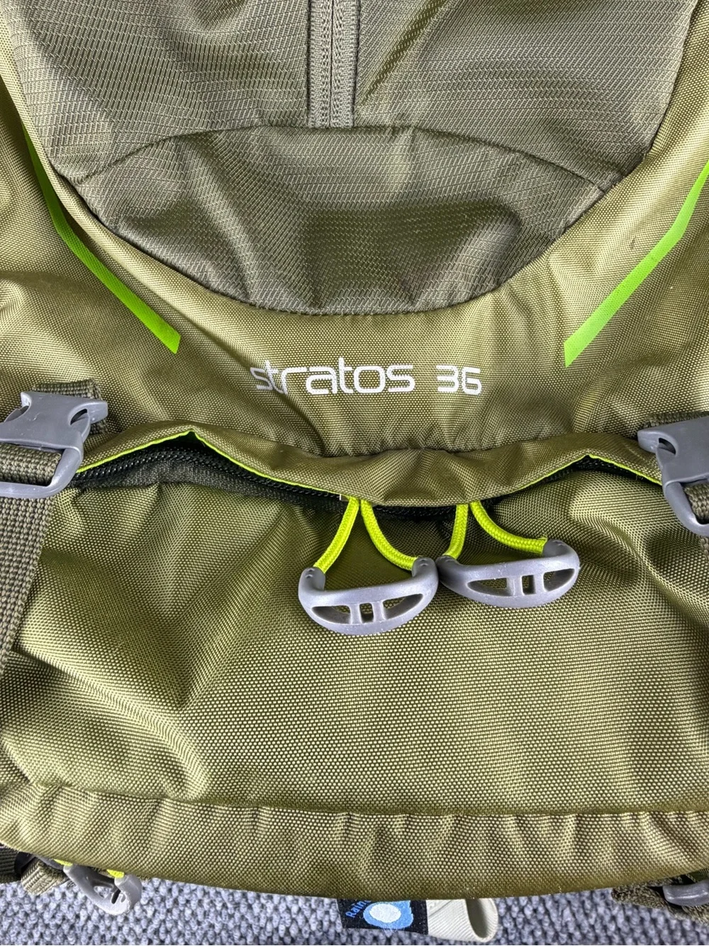 Osprey Stratos 36 Hiking Backpack Green SzM/L AirSpeed Rucksack+New KUIU Bladder